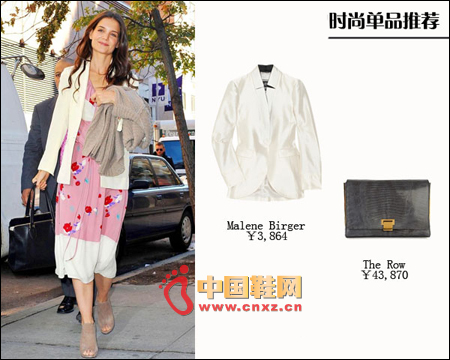 Satin small suit Simple fashion with temperament, may wish to wear a black handbag