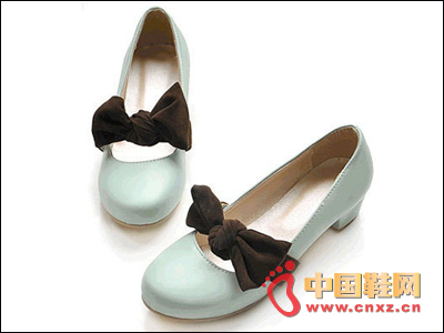 Bowknot low heels