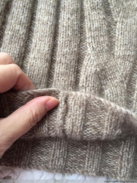 Couples head cashmere sweater Weaving instructions