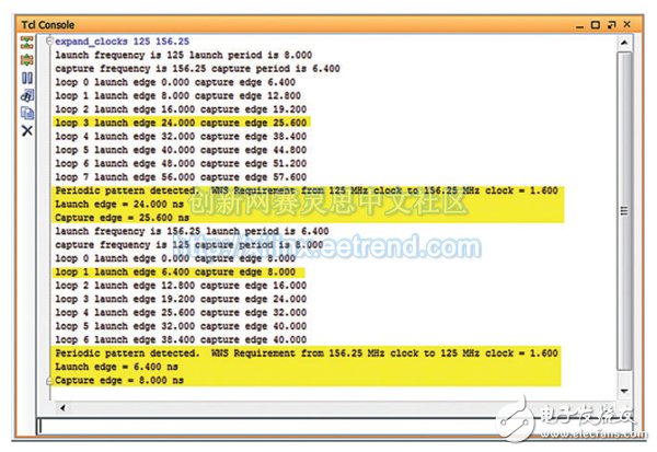 Figure 1 - Extended Clock TCL Script