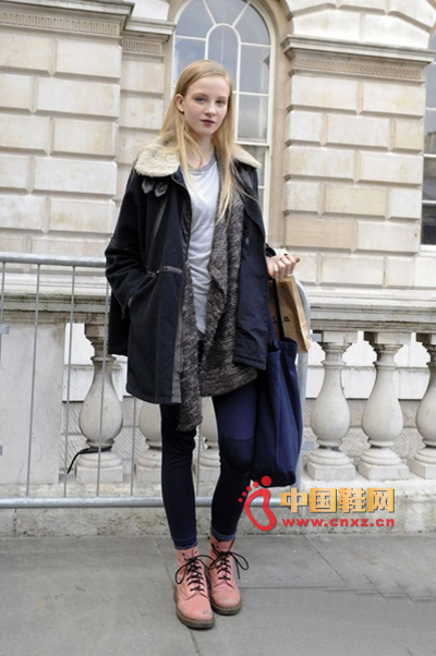 Dark blue long coat