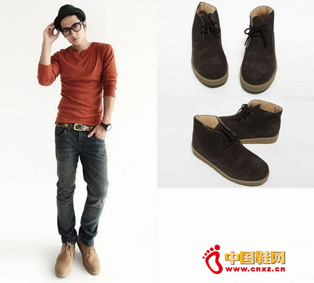 Japanese and Korean men's must-have scrub leather shoes, high help casual version, what occasion can wear Oh