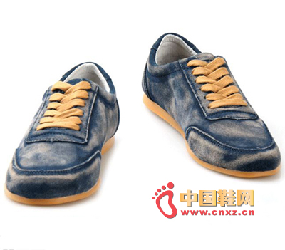 Fashion trend men's scrub single shoes, look very retro, top wipe color leather, breathable pigskin inside