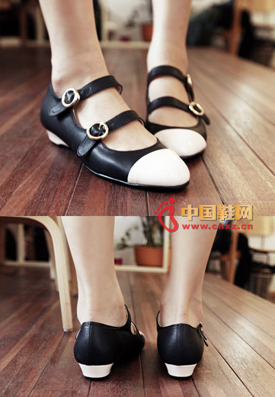 Sweet flat shoes, soft colors, comfortable and well-designed version, the head is the color of the synthetic leather