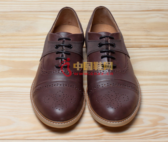 England Oxford carved leather stitching shoes comfortable men's shoes