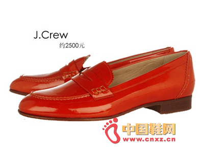 J.Crew red flat shoes