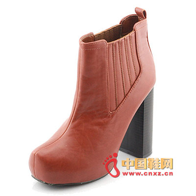 Classic shoe-type design, wide elastic high-heeled Martin boots, with tight trousers to show a different range of children.