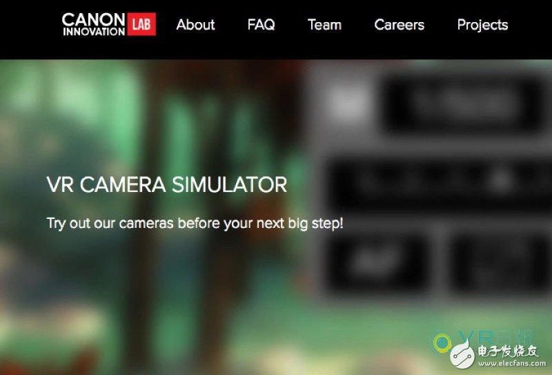 Canon pushes the camera simulator on the Oculus platform. VR can compare the lens effects.