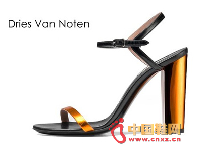 Dries Van Noten Square Heel Sandals