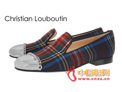 Christian Louboutin Plaid Flat Casual Shoes