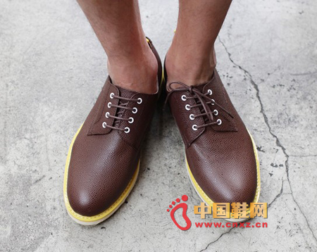 Cowhide casual shoes, high quality, comfortable foot, yellow and blue color matching shoes