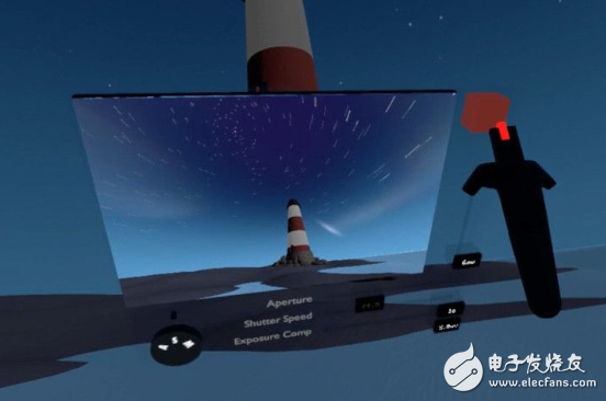 VR application "Magic Hour" landing favor light