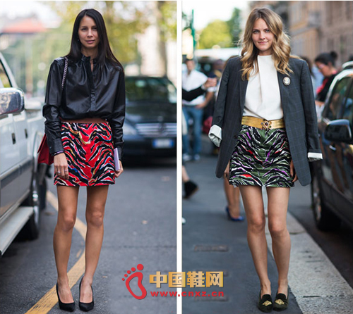 The leopard pattern has a high rate of blouses and zebra pattern is a good choice