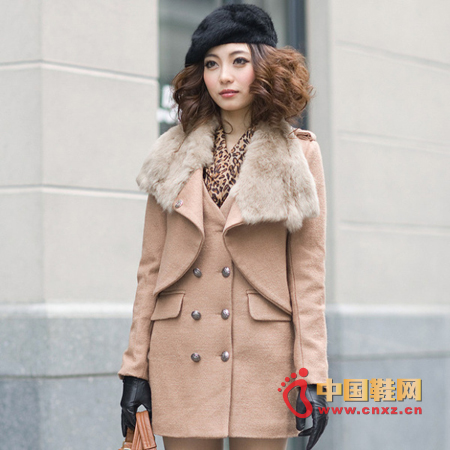 Must-have wool coat for autumn and winter, elegant elegant style extravagance