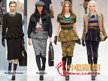 This year's major fashion week show, many designers have launched half-length bee waist skirt