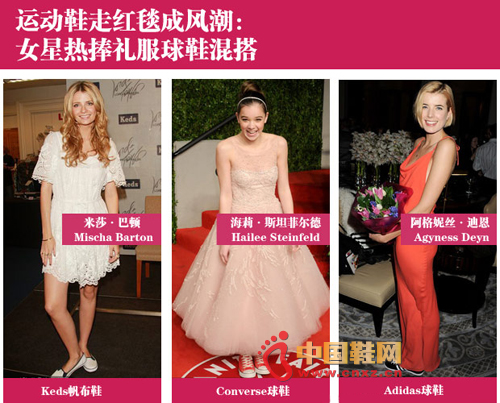 Actress follow suit red carpet sneakers style