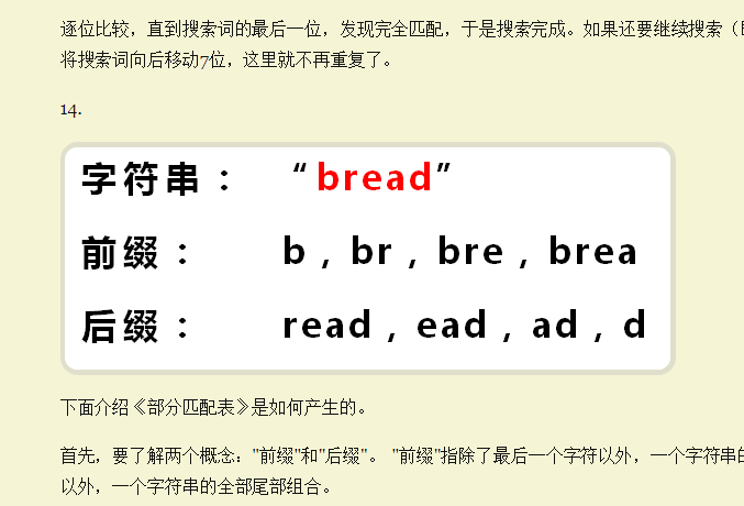 Analysis of the difference between prefix and true prefix