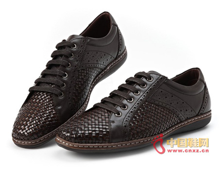 Dragon faction high-end leather hand-woven popular men's shoes