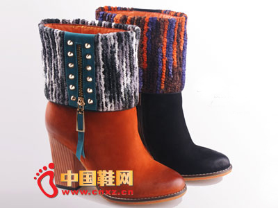 This section of women's boots is full of ethnic style features, a sexy full.