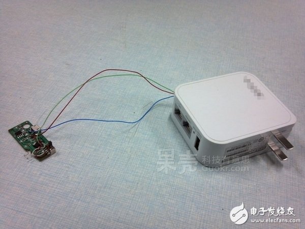 Homemade wireless router with battery power