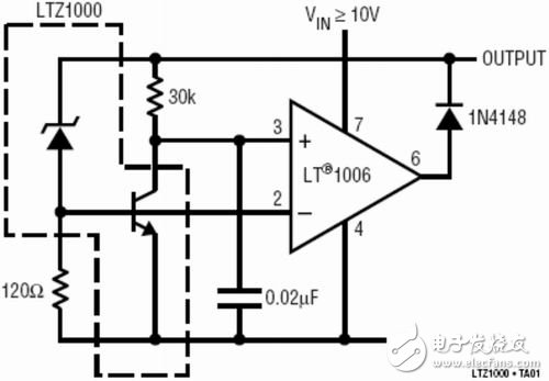 LTZ1000 typical application circuit