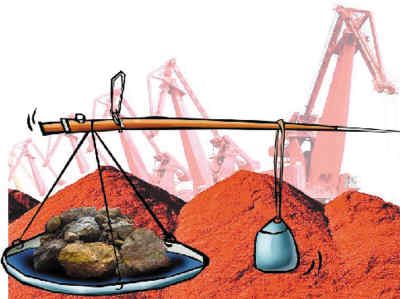 In order to truly reflect the market conditions in China and allow the Chinese to grasp the market dominance, it is inevitable that we must focus on the spot market, because the existent quarterly ore price is almost the same as the spot price.