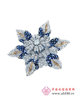 Fleur de Mer Ocean Flower Brooch designed by Tiffany's legendary designer Jean-Sloan Berger