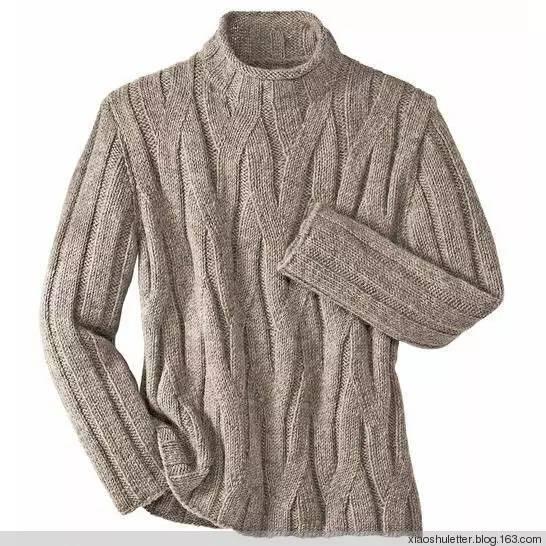 Couples head cashmere sweater Weaving instructions