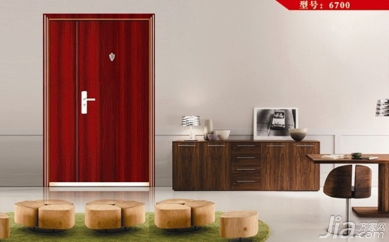 Copper anti-theft door