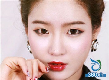 Korean single eyelid makeup tutorial big eyes makeup