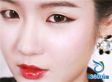 Korean single eyelid makeup tutorial big eyes makeup