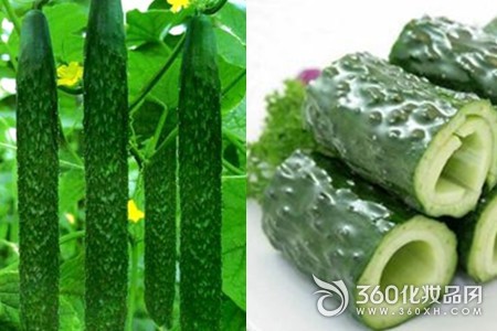 Cucumber cucumber face facial aging whitening complexion