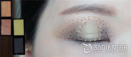 Personality bad girl makeup Devil makeup High cold eye shadow MAC soft fog powder 4