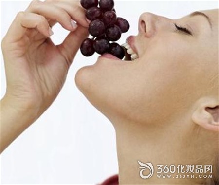 Grape hydrating grape seed antioxidant effect vitamin health