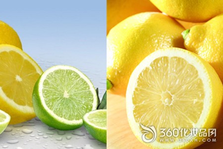 Lemon soaked whitening healthy skin sour