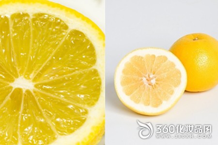 Lemon soaked whitening healthy skin sour