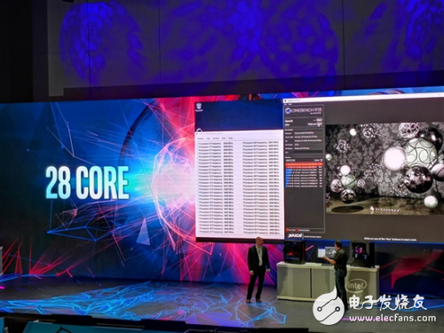 Intel announced a new generation of 28 cores, which can run to the state of full-core 5GHz acceleration