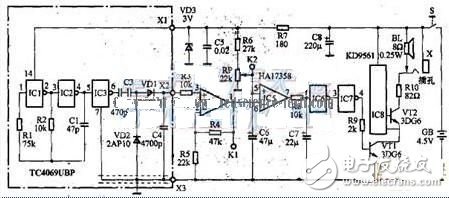 Conception of design scheme for infusion monitoring and alarm circuit