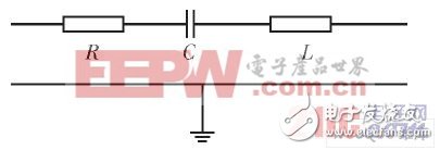 The equivalent circuit of the antenna when the top end is not loaded with the short-circuit branch