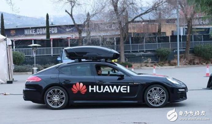 Huawei Mate 10 controls the Porsche driverless experience.