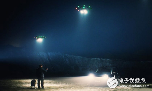 Preventing "light pollution", let the lighting drone illuminate the long dark night