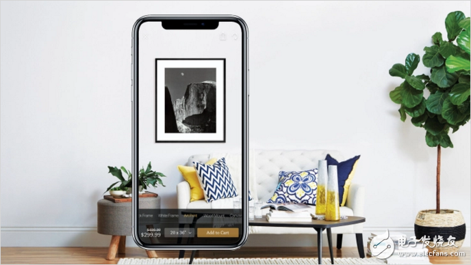 Art.com can use AR to put digital artwork on the wall