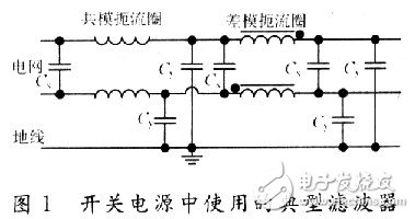 Passive filter applied in switching power supply