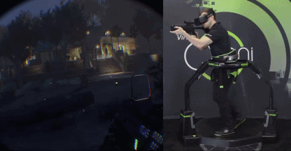 Play games and fitness! VR treadmill takes you out to train the mermaid line