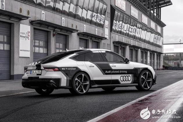 Audi's RS7-modified self-driving car