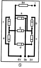 Digital display circuit part printed circuit board