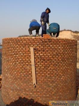 'Brick chimney new process