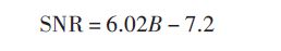 Signal to noise ratio (unit: dB) formula