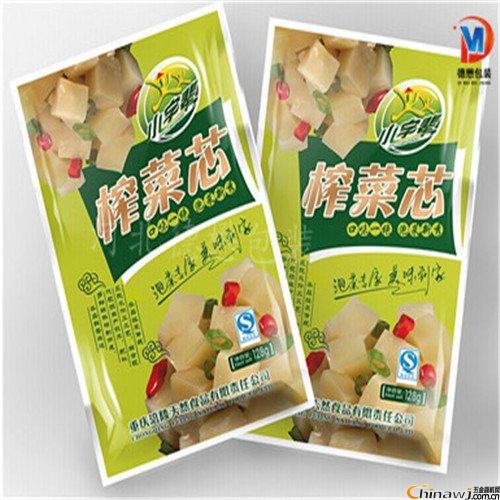 Provide pickles, wakame, transparent packaging, under the meal, aluminum foil packaging roll film