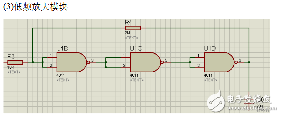 Simple radio production based on CD4011